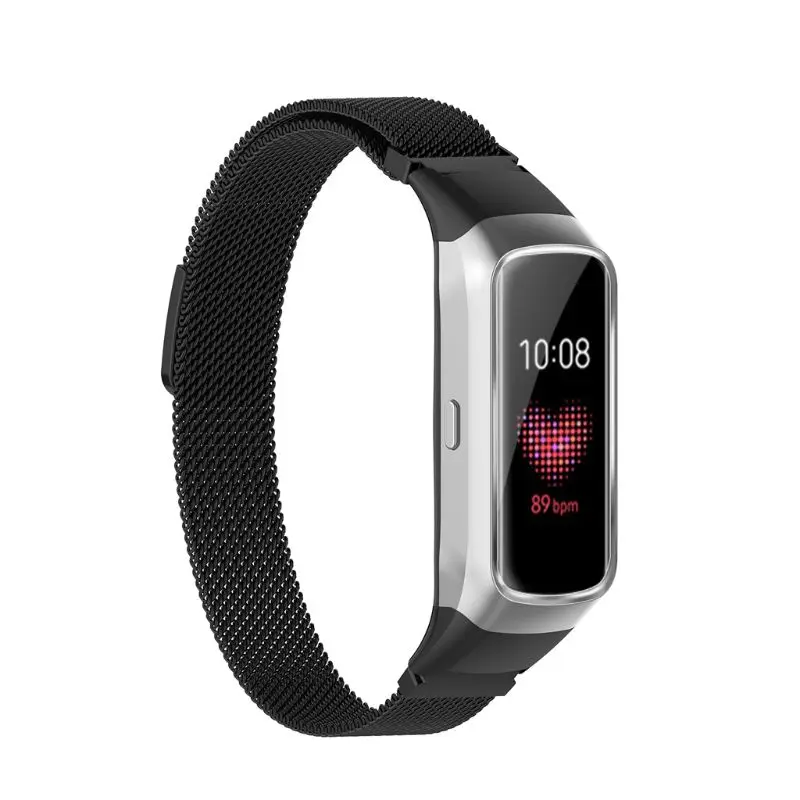 Магнитная Нержавеющая Сталь замена часы ремешок для samsung Galaxy fit SM-R370 браслет