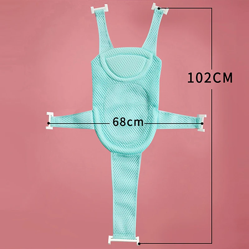 Регулируемая подушка для ванны новорожденных в форме Креста нескользящая