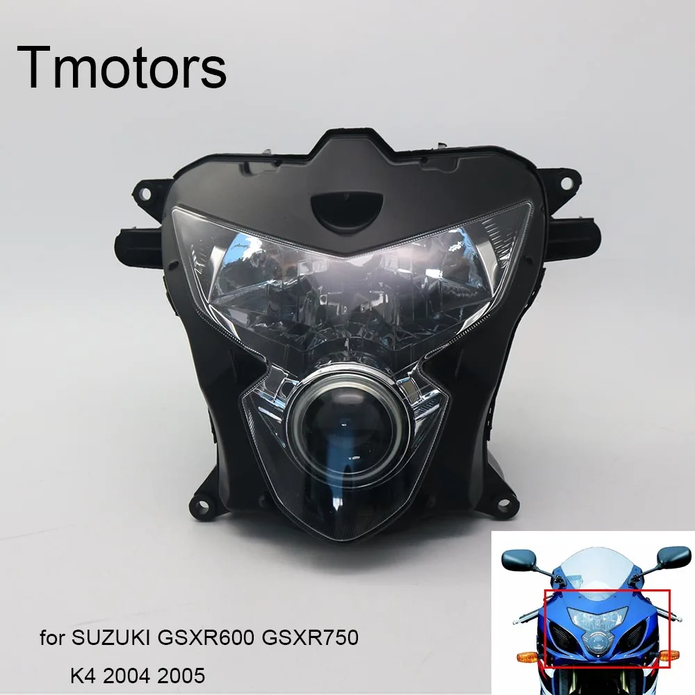 Для SUZUKI GSXR600 GSXR750 GSXR 600 750 K4 2004 2005 передний светильник для мотоцикла головной |