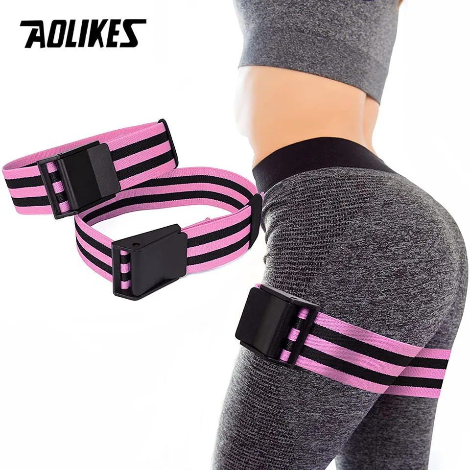 

AOLIKES New BFR Fitness Occlusion Bands Weight Bodybuilding Blood Flow Restriction Bands Arm Leg Wraps Fast Muscle Growth Gym