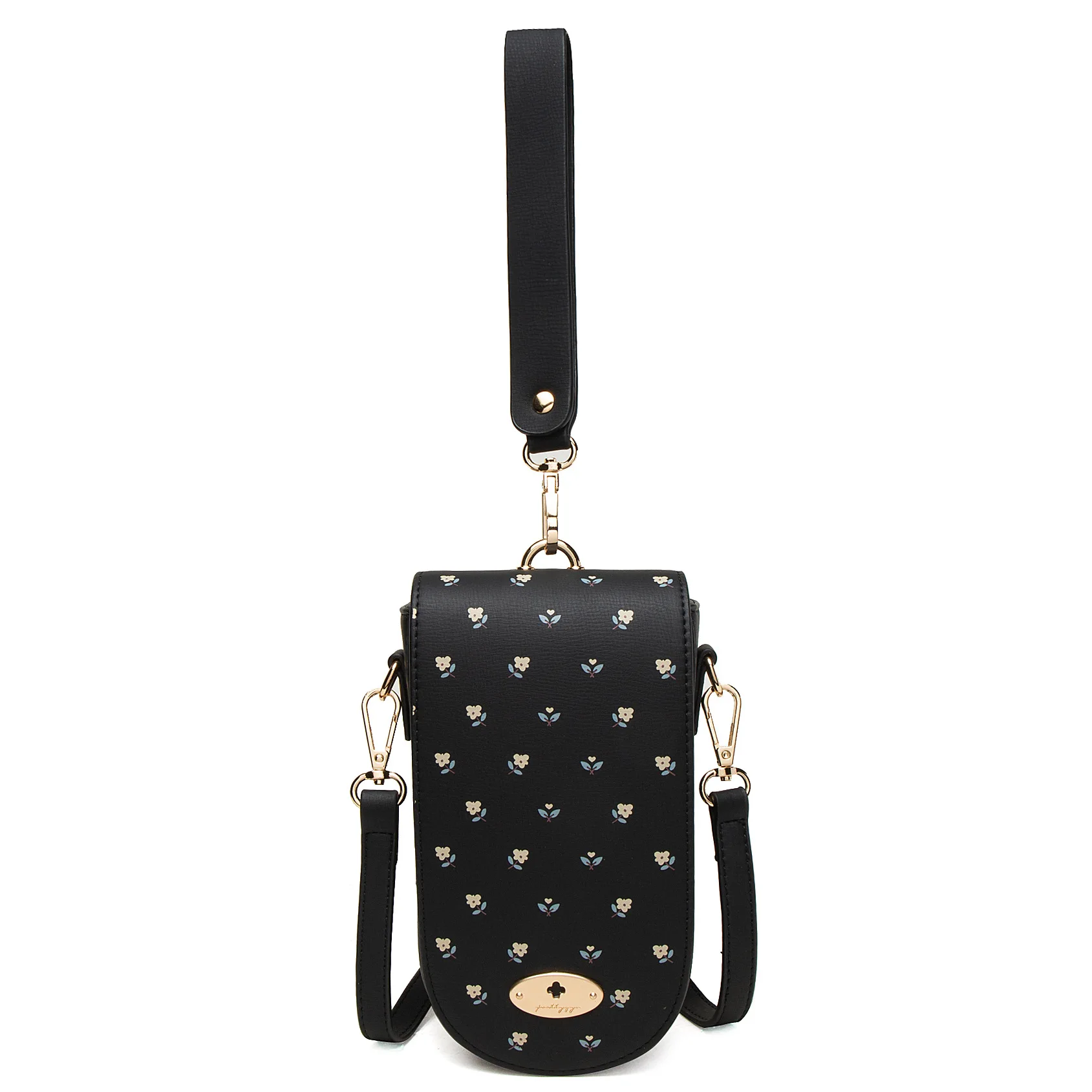 

Women Wallets Floral Colorful Pu Leather Female Large-capacity Mobile Phone Bag Multi-card Purses Card Holders Shoulder Bag