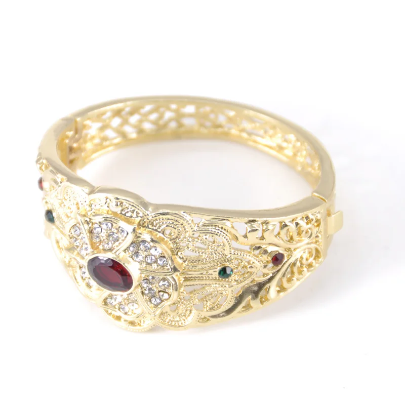 Новая модель ювелирных изделий Женский Цветочный браслет манжета полый из смолы