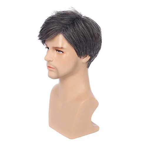 Парик для мужчин среднего и пожилого возраста парик с частичными волосами