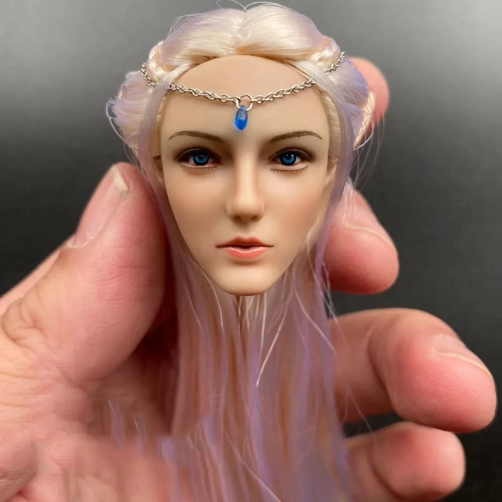 

Масштаб 1/6, светящийся эльф, реальная скульптура, длинная скульптура с красивой головой для 12-дюймовых кукольных фигурок