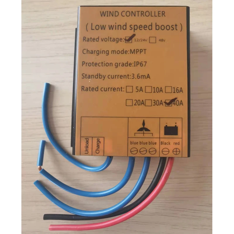 Китайский заводской контроллер MPPT для ветряной турбины 30 А 40 12 В 24 автоматический