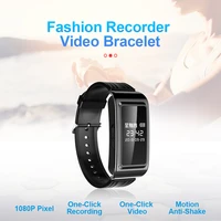 mini 1080p smart watch camera miniature digital hd video camcorder sports video recorder business wristband supports up to 128g