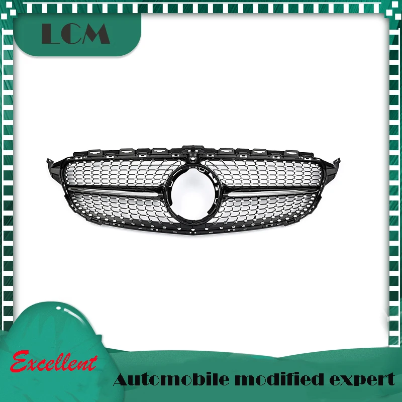 2019 Новый бриллиантовый стиль передний бампер гоночная решетка для Mercedes For Benz C class