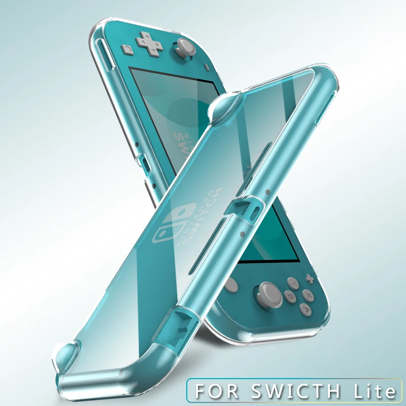 Чехол для Nintendo Switch Lite Ультратонкий Мягкий полностью прозрачный силиконовый