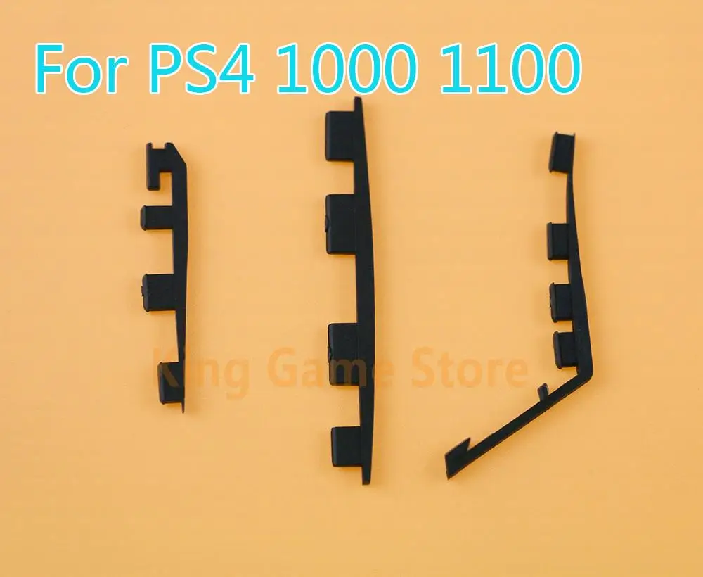 1set Silicone Feet Cover Pad for Sony PS4 1000 1100 Bottom Cushion Plastic Strip Playstation 4 White Black - купить по выгодной