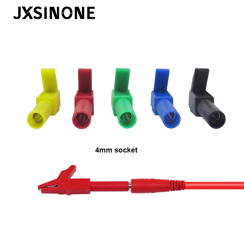 JXSINONE P2007 10 шт. 56 мм зажим типа крокодил с разъемом 4 для бананового штекера