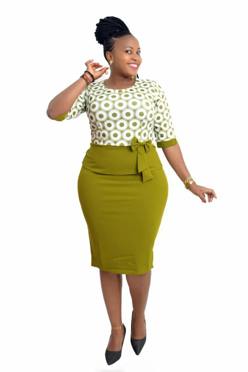 Размера плюс с Африканским принтом платья для женщин в африканском стиле узором