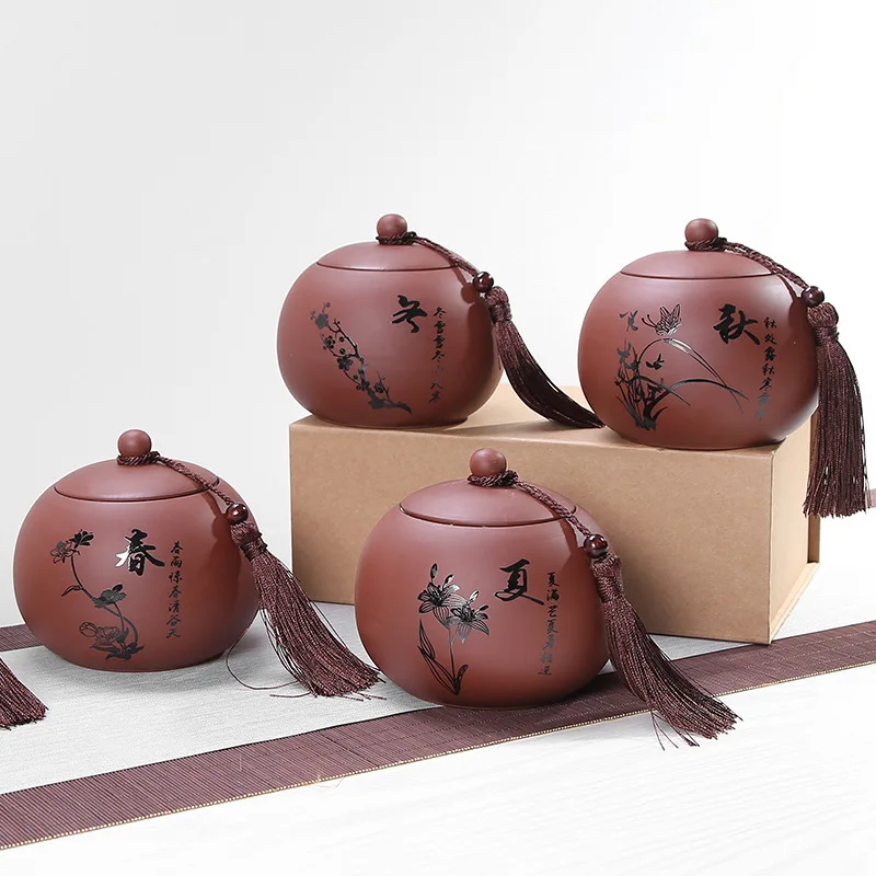 Керамическая банка для чая хранения кофе сахара контейнеры Фарфоровая коробка