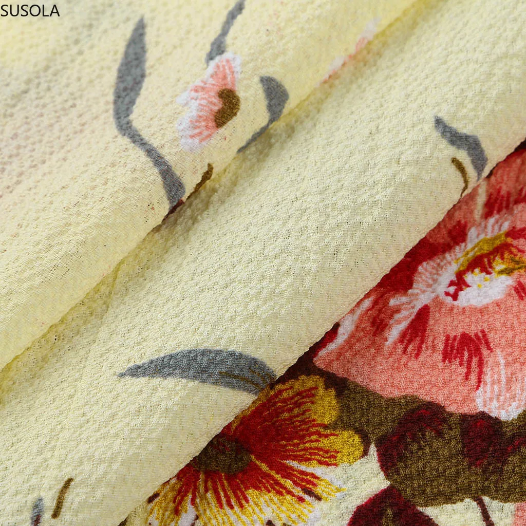 

Plus Size V Neck Sexy Women Floral Peint Boho Dress Ladies Short Sleeve Empire Slit Party Dress Female Summer Casual Beach Dress