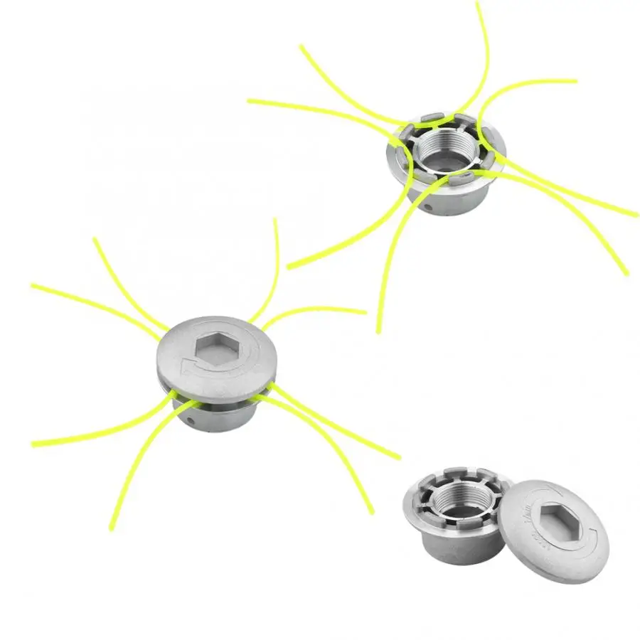 Универсальная алюминиевая насадка для триммера 4 линейная стрижки травы и