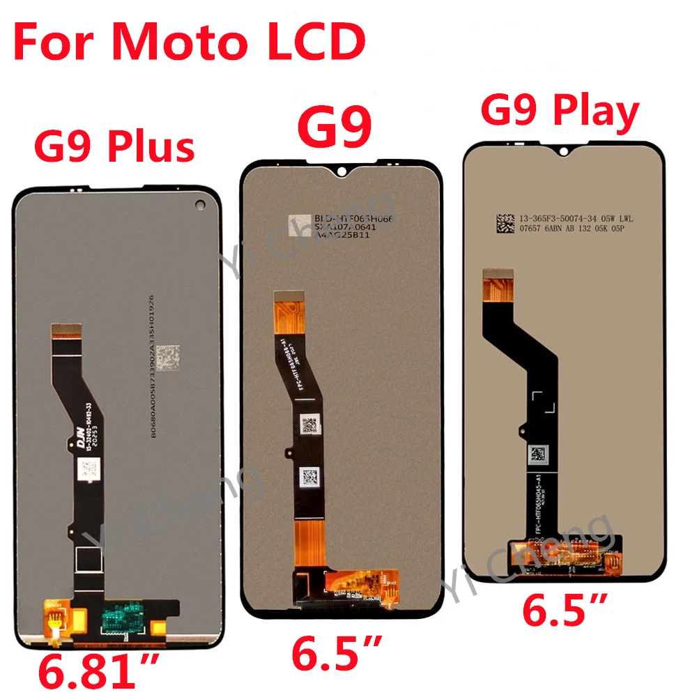 

Original G9 LCD For Motorola Moto G9 Play LCD Display Touch Screen Digitizer Assembly For Moto G9 Plus LCD Display Replacement