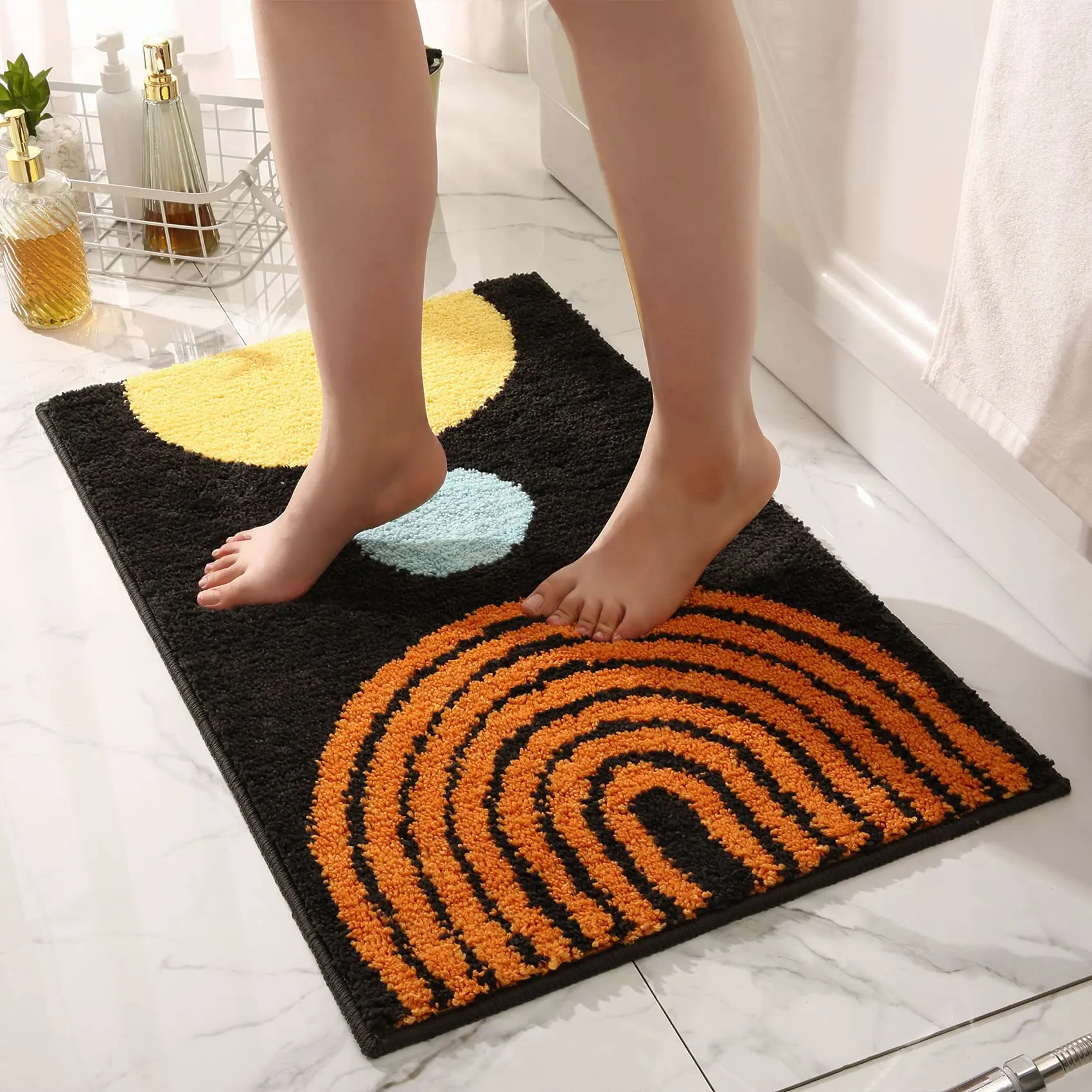ultra microfiber soft bath mats for bathroom non slip good water absorption bath mats for bathroom washable rugs plush fluffy free global shipping