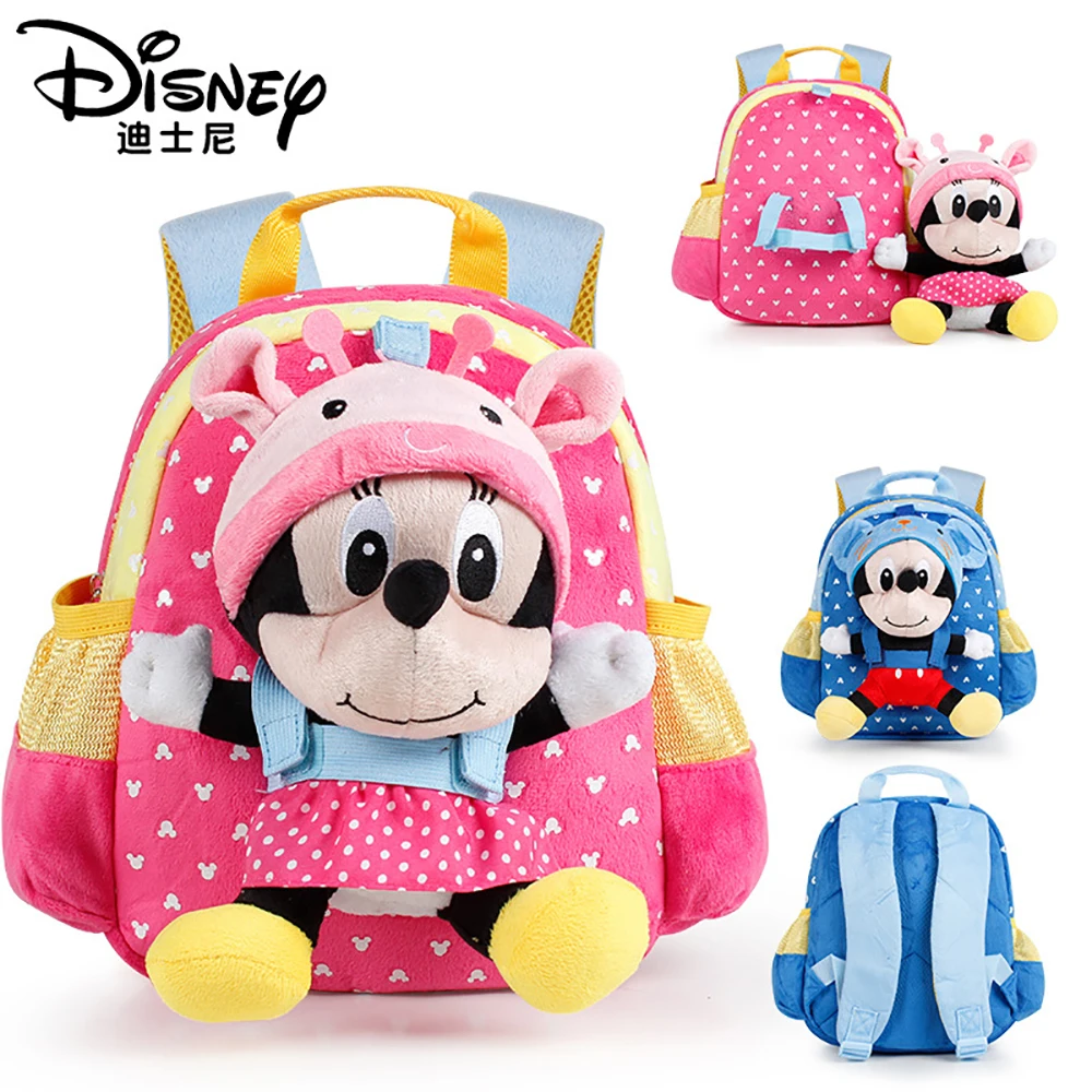 Детские школьные портфели Disney для мальчиков и девочек мультяшный рюкзак малышей