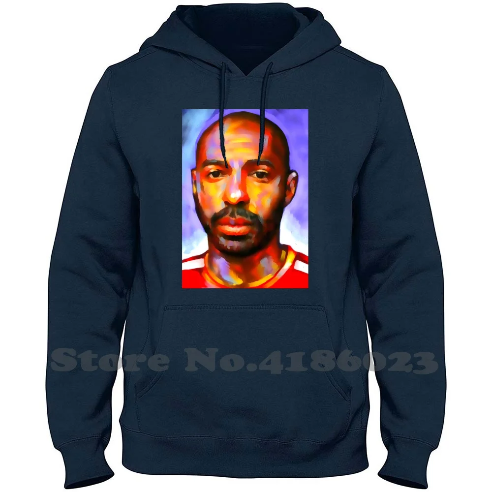 

Football Legend - Thierry Henry Long Sleeve Hoodie Sweatshirt Thierry Henry France Football Legend Sport Soccer