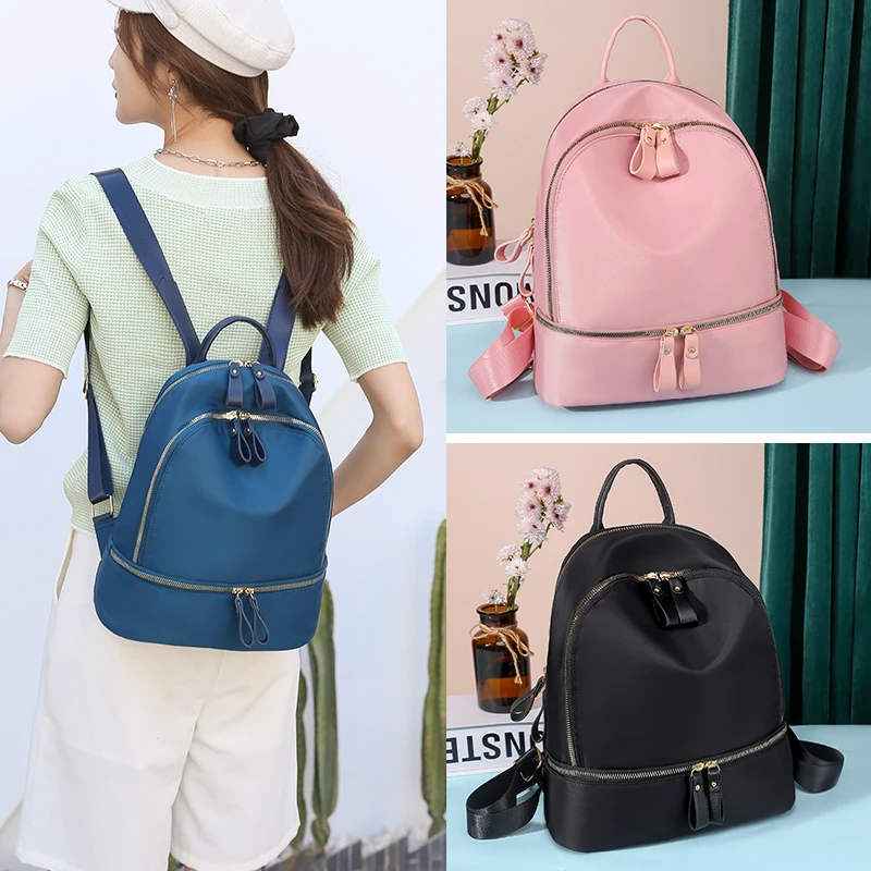 

2021 Women Leather Backpacks High Quality Female Vintage Backpack For Girls School Bag Travel Bagpack Ladies Sac A Dos Back Pack