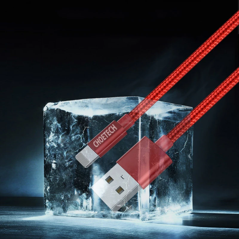 CHOETECH 3 в 1 Кабели для мобильных телефонов для iPhone 8/8 Plus нейлоновый Кабель Micro-USB в оплетке type C для samsung S8 S9 кабели для зарядки