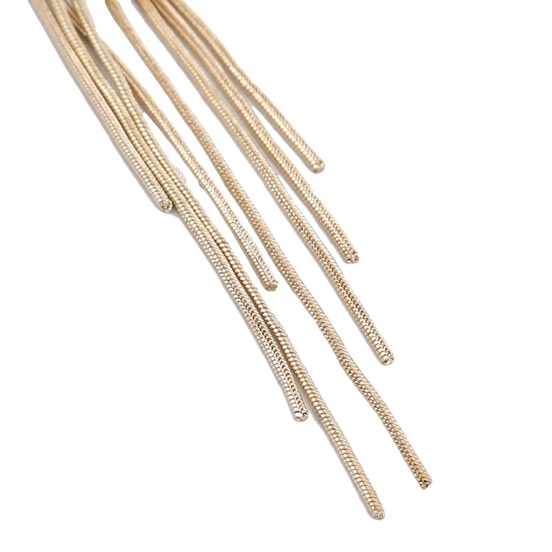 Новые Ретро золотые серебряные цветные длинные висячие серьги для женщин с