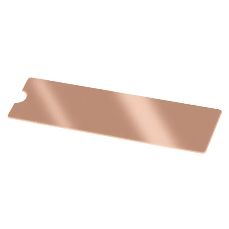 

Cooling Copper Sheet M.2 Heatsink NVME Heat Sink M.2 2280 Thermal Conductivity Silicone Wafer Cooling Fan Cooler