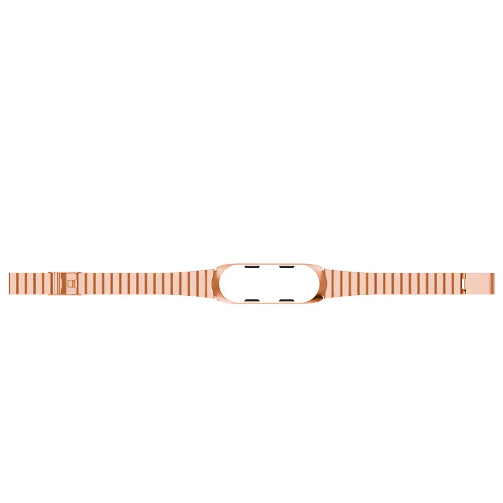 Ремешок из нержавеющей стали для Mi Band 3 4 ремешок на запястье металлический Безвинтовой стальной браслет Miband 3 браслеты Pulseira ремешок
