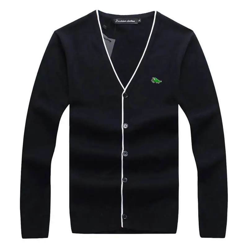 100% хлопок высокое качество Осенние мужские свитера с длинным рукавом