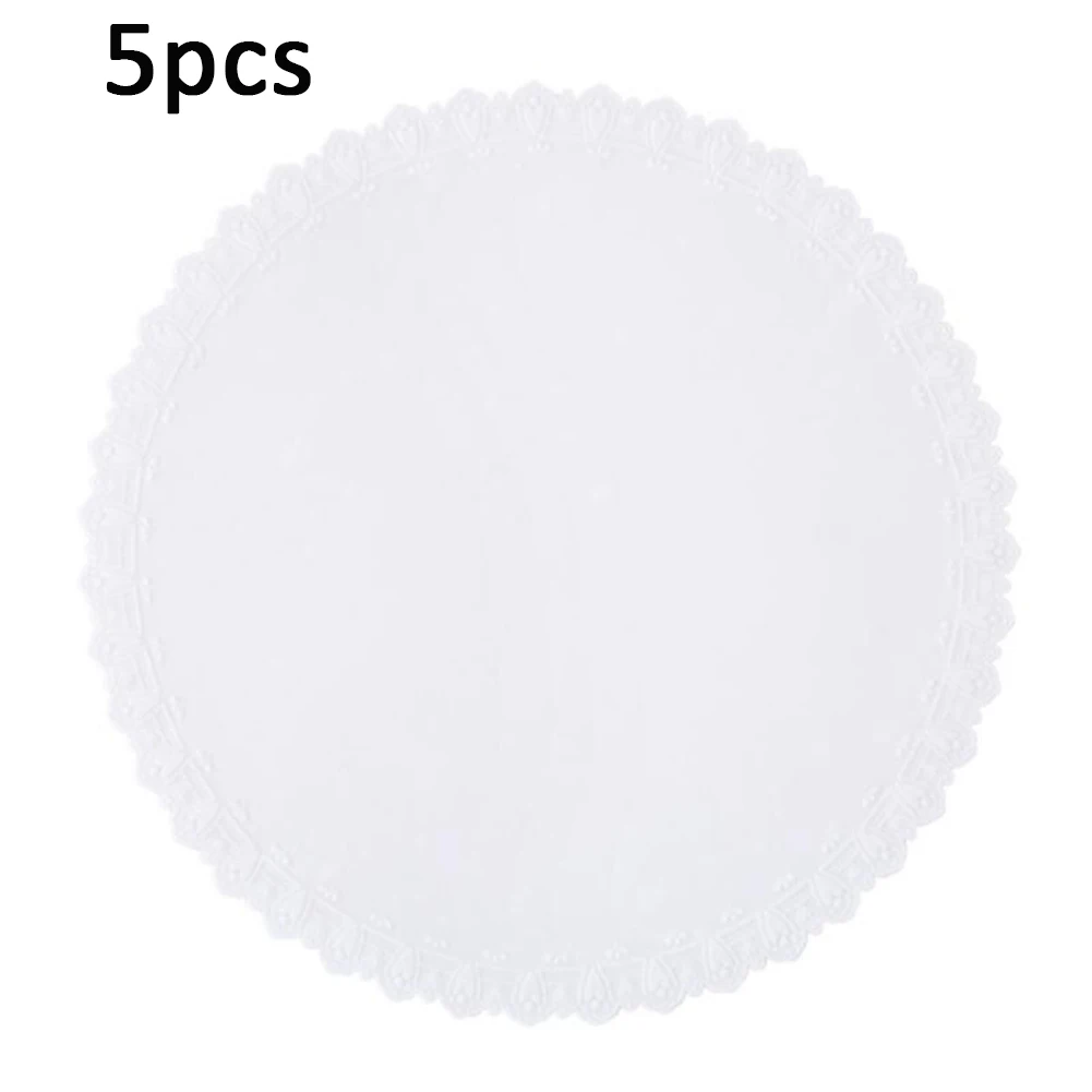 5pcs white 10/1 шт. Еда крышка специальным чехлом для силиконовая для микроволновой печи крышка холодильник свежая пленка Многоразовые Герметичный Горячая тарелка, чашка крышка - Цвет: 5pcs white
