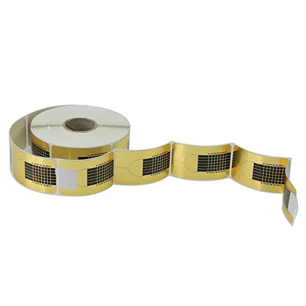 500 шт профессиональные маникюрные советы удлиняющие формы направляющие наклейки