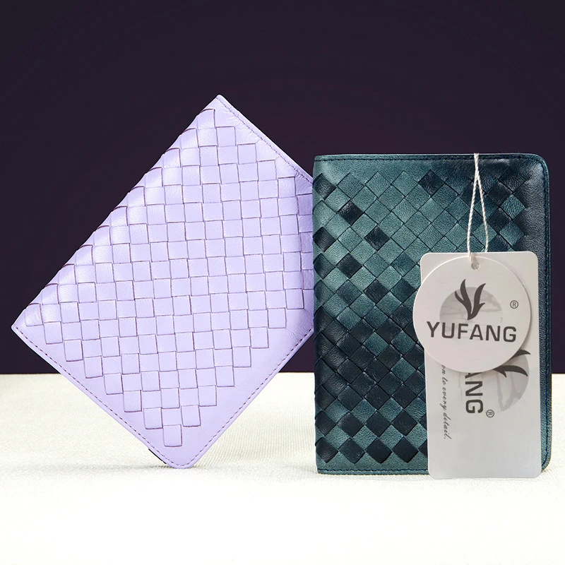 Женский чехол для паспорта YUFANG из натуральной овечьей кожи в деловом стиле с rfid