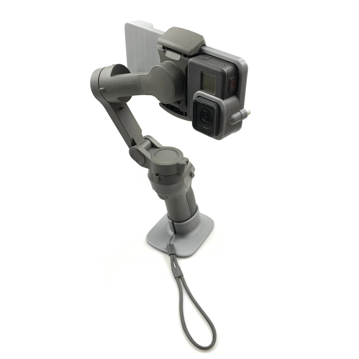 Ручной шарнирный адаптер переключатель Монтажная пластина для GoPro Hero 7 6 5 DJI Osmo Action Switch Монтажная пластина адаптер для DJI Osmo Mobile 3
