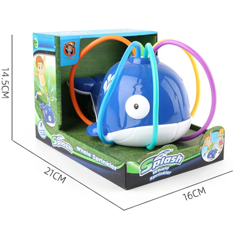 

Kids Sprinkler Splash Whale Yard Water Sprinkler Lawn Sprinkler for Kids Outdoor Sprinkler Toy