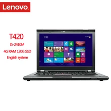 Refurbish Lenovo ThinkPad T420 Notebook Computers 4GB/8GB Ram Laptop 1280x800 14 Inches Win7 English System Diagnosis Pc Tablet