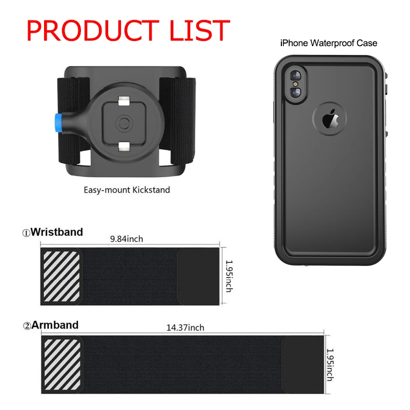 Водонепроницаемый чехол для плавания и дайвинга с ремешком на руку iPhone 11 Pro Max X XS XR