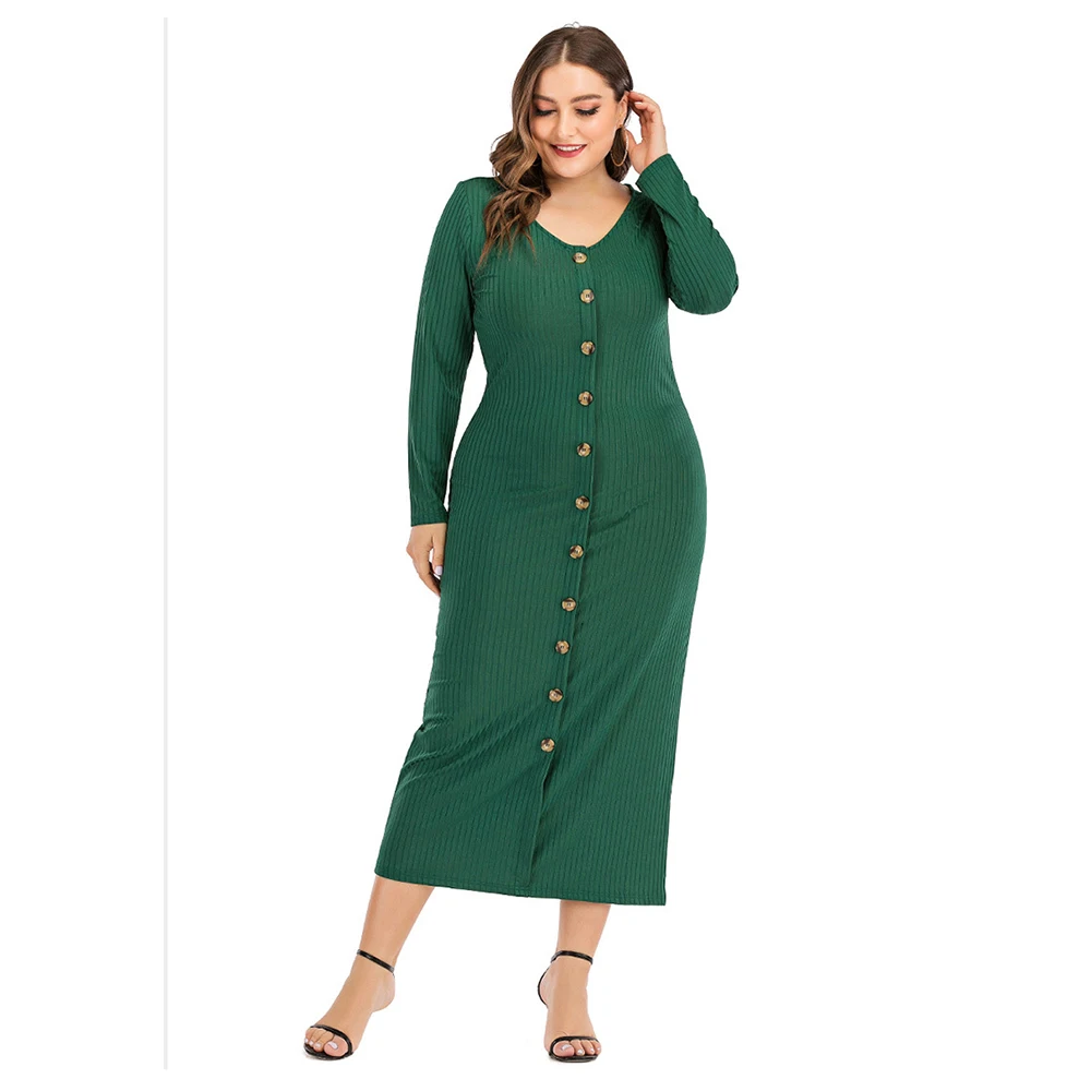 Трикотажное мусульманское платье абайя Дубай Турция мусульманская модная