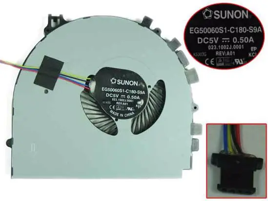 

SUNON EG50060S1-C180-S9A 023.1002J.0001 DC 5V Server Laptop Cooling Fan