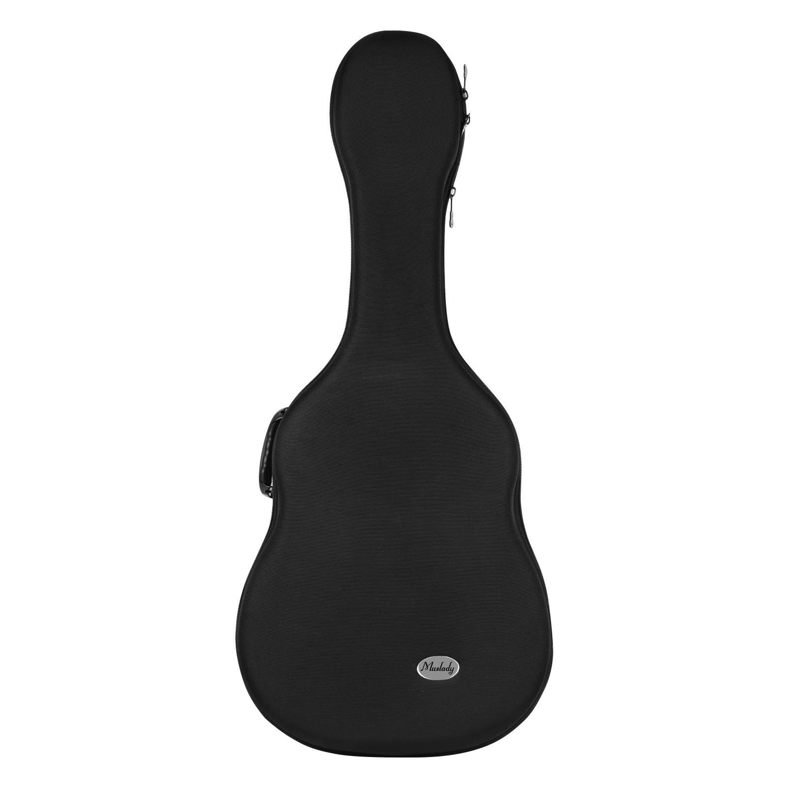 

Muslady 41 Inch Acoustic Guitar Gig Bag Lightweight Hardshell Carrying Case Fabric Exterior Plush Lining with Shoulder Straps