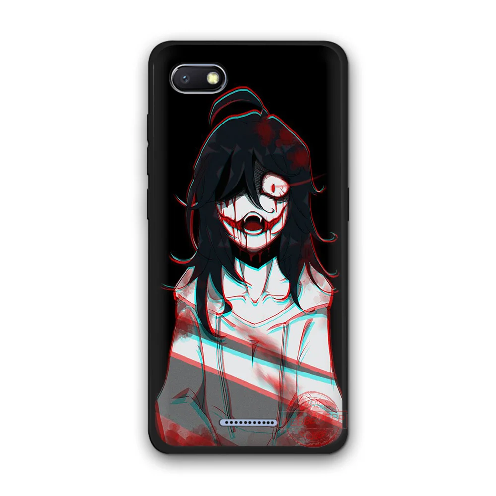 WEBBEDEPP Anime Jeff Killer Fashion Soft Silicone Phone Case for Redmi Note 6Pro 7Pro 4A 4X 5 5A 6A 8A 7 S2 note 8 |