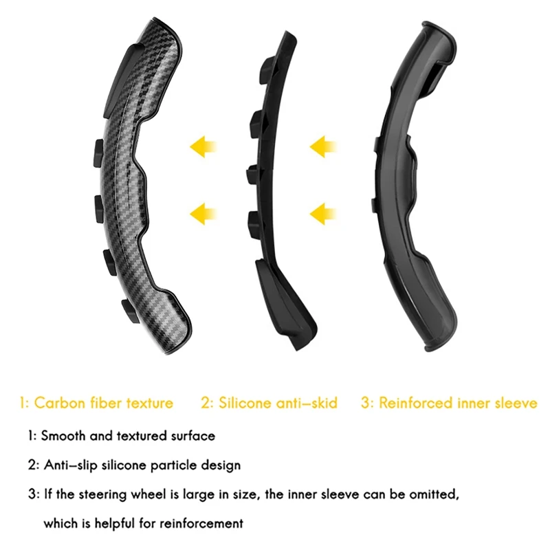 Для Tesla модель 3 Чехол рулевого колеса автомобиля с Spinner вспомогательный