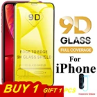 Закаленное защитное стекло KISSCASEE 9D для iPhone 11 Pro Max XR X 7 8 6 6s 7 Plus, защита для экрана на iPhone 11 Pro Max XR X XS