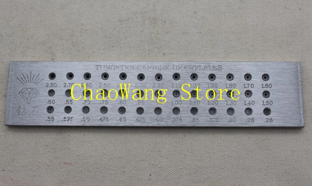 Волочильная пластина из карбида вольфрама для изготовления ювелирных изделий