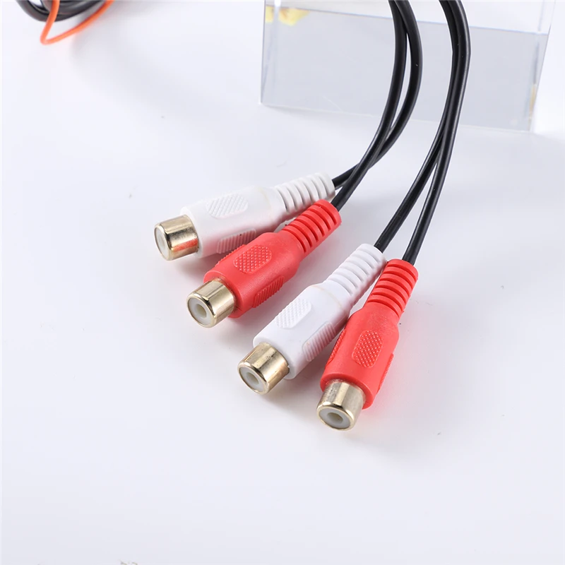 MINI ISO 6Pin Out 4 Chinch кабель RCA линия 4RCA для Peugeot Volkswagen Skoda Ford In VDO Becker | Автомобили и