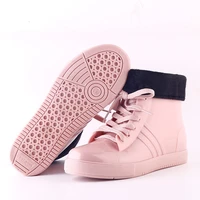 rubber shoes women waterproof rain boots ankle shoes 2022 new autumn new female water shoes rainboots ankle boots winter flats