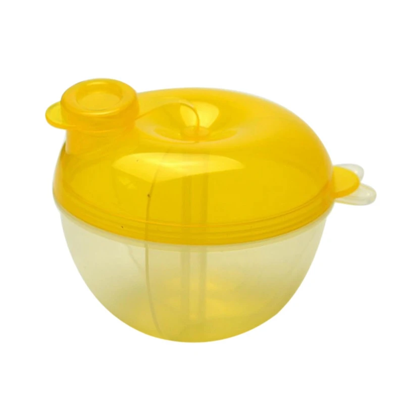 apple yellow 3 Слои детское молоко порошок диспенсер для Еда контейнер Герметичная Кружка для путешествий для Еда ящик для хранения грудного молока ящик для хранения - Цвет: apple yellow