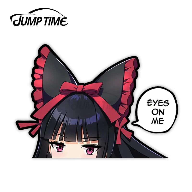 Наклейка на авто JumpTime 13 x 8.8 см для аниме "Врата: Там бьются наши воины" Рори Меркури гейт виниловая, водонепроницаемая и устойчивая к царапинам.