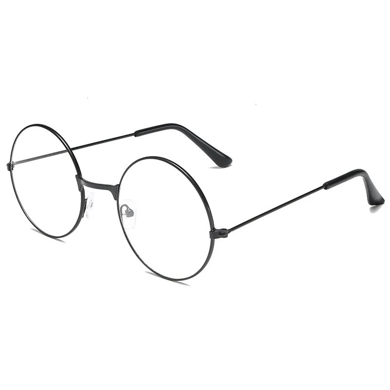 

New Round Reading Glasses Finished Metal Vintage Optical Glasses Oversized Eyeglasses Frame Presbyopic Glasses Optical Spectacle
