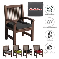 40cm waterproof garden rattan chair cushion seat pad removable patio garden outdoor home replacment chair seat cushion