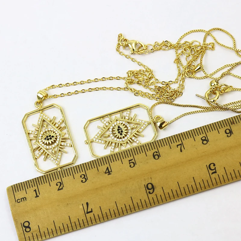 

10 Pcs Eyes pendant Rectangle eyes Pendant necklace jewelry Pendant Jewelry Accessories Jewelry necklace Gift 7415