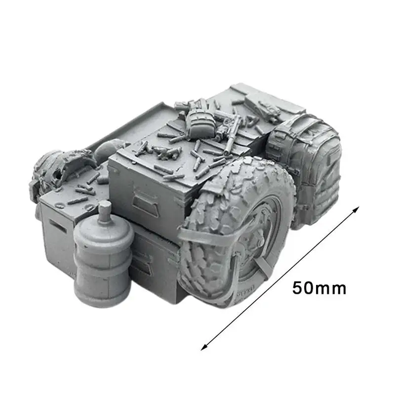 

YUFAN 1/35 Weapon Box Resin Soldier 5cm Static Epoxy Toy Packaging Model Genuine Kit Resin include Self-assemble